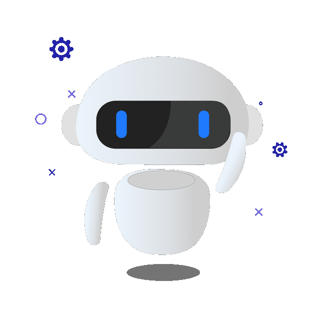 Animated chatbot icon